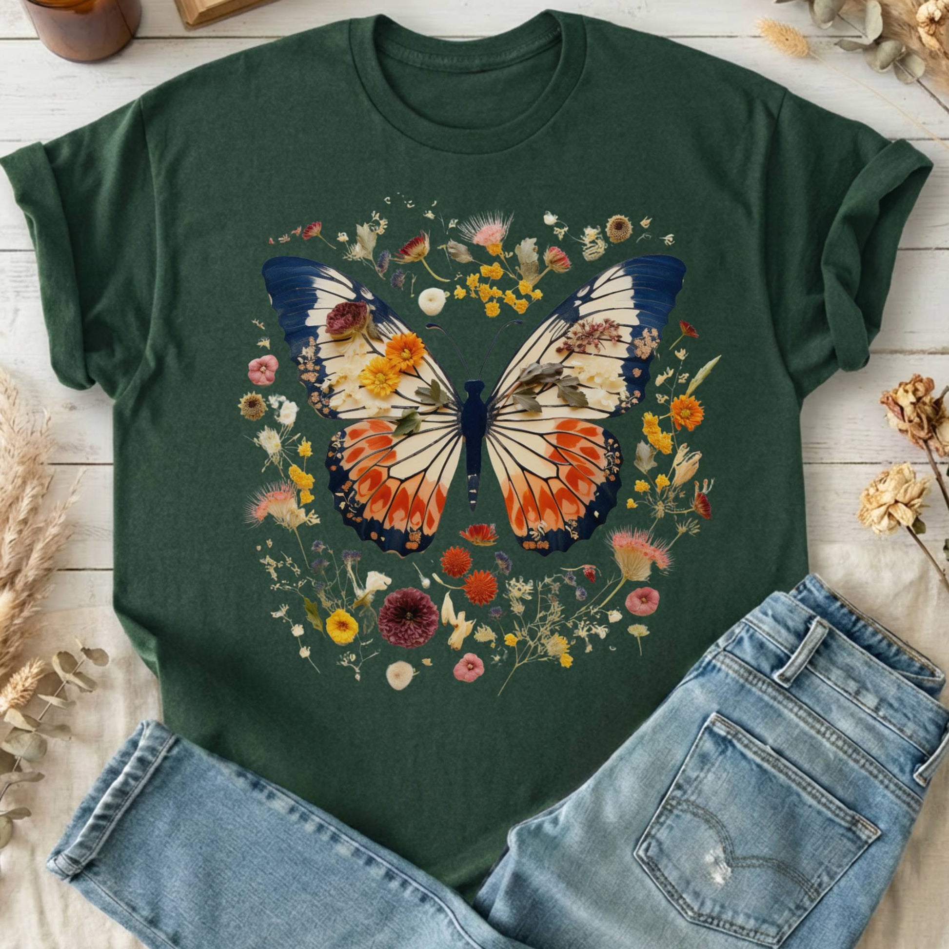 T-Shirts Forest Green / S Design 54 T-Shirt The Mystic Eden
