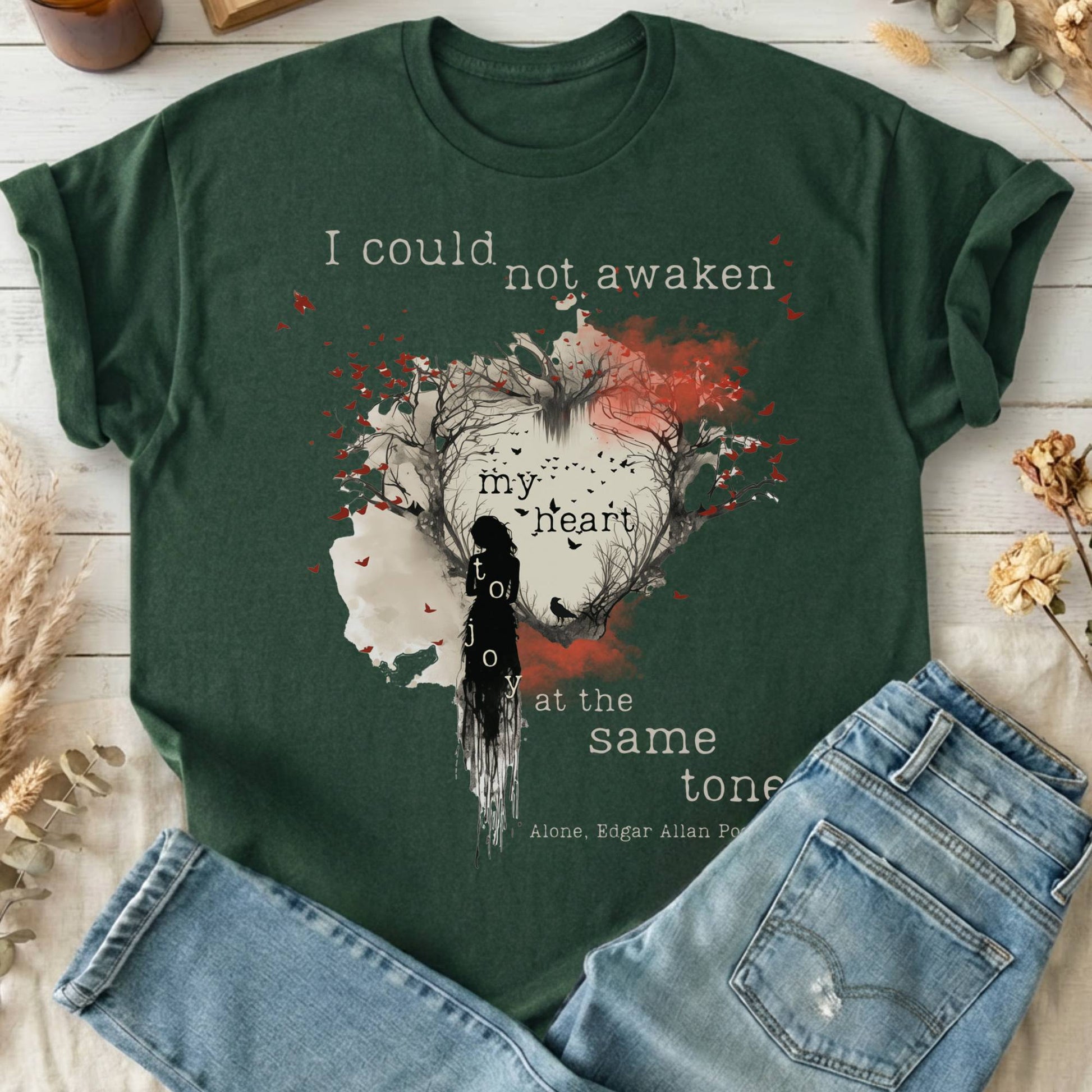 T-Shirts Forest Green / S Design 62 T-Shirt The Mystic Eden