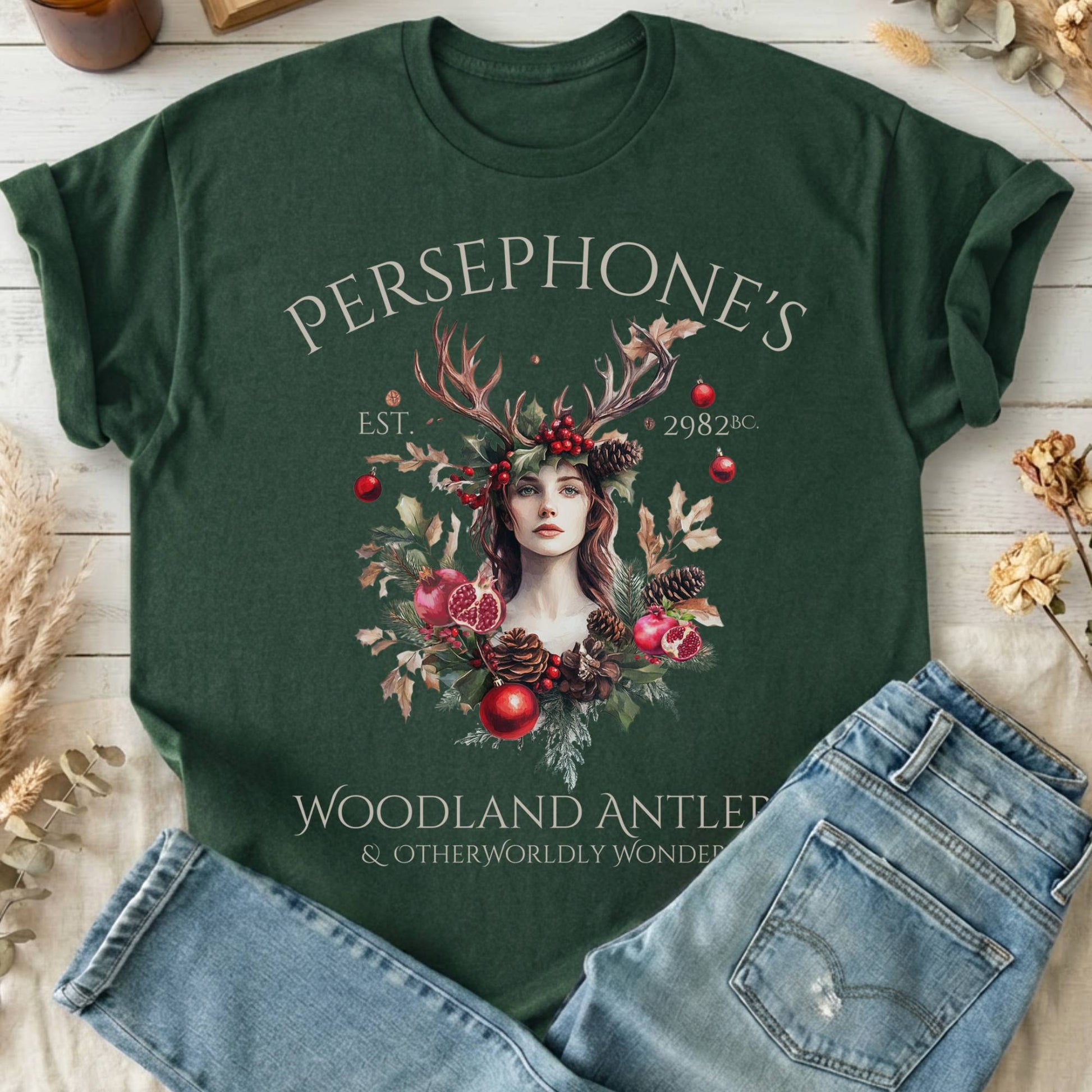 T-Shirts Forest Green / S Design 93 T-Shirt The Mystic Eden