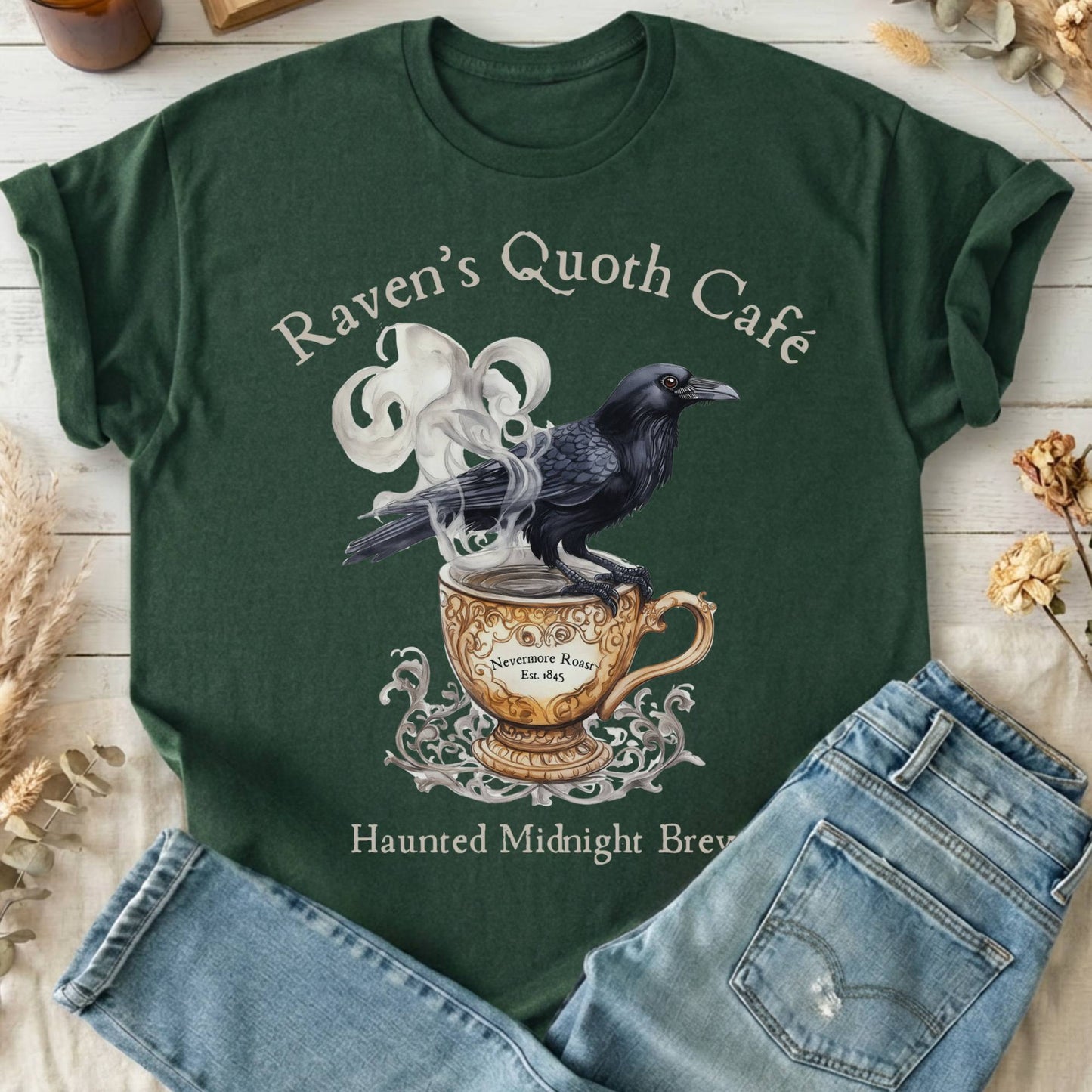 T-Shirts Forest Green / S Design 95 T-Shirt The Mystic Eden