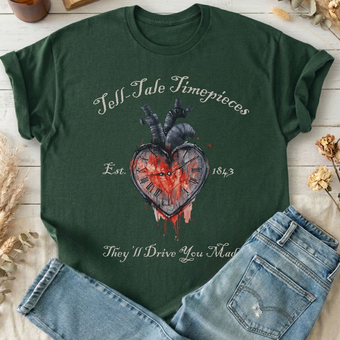 T-Shirts Forest Green / S Design 97 T-Shirt The Mystic Eden