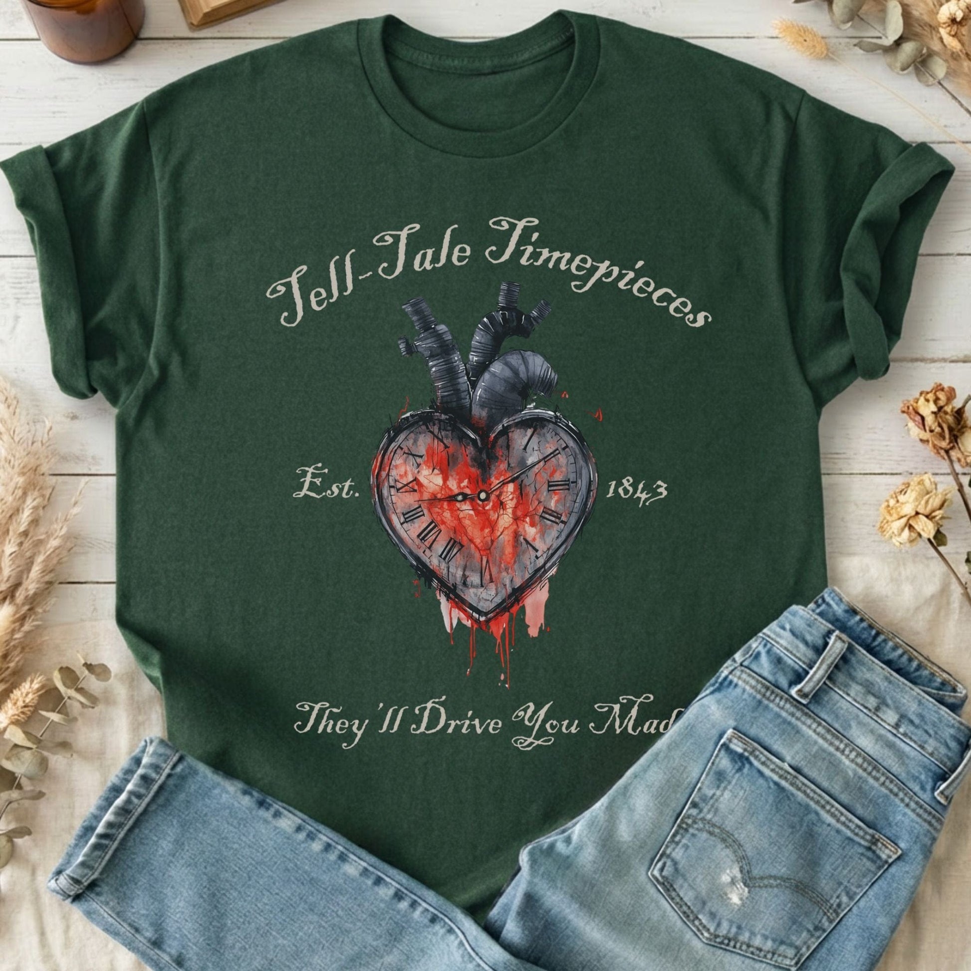 T-Shirts Forest Green / S Design 97 T-Shirt The Mystic Eden