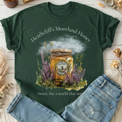 T-Shirts Forest Green / S Heathcliff's Moorland Honey T-Shirt The Mystic Eden