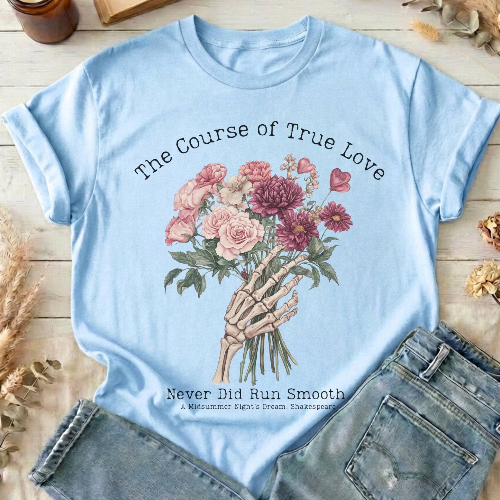 T-Shirts Light Blue / M Design 185 T-Shirt The Mystic Eden