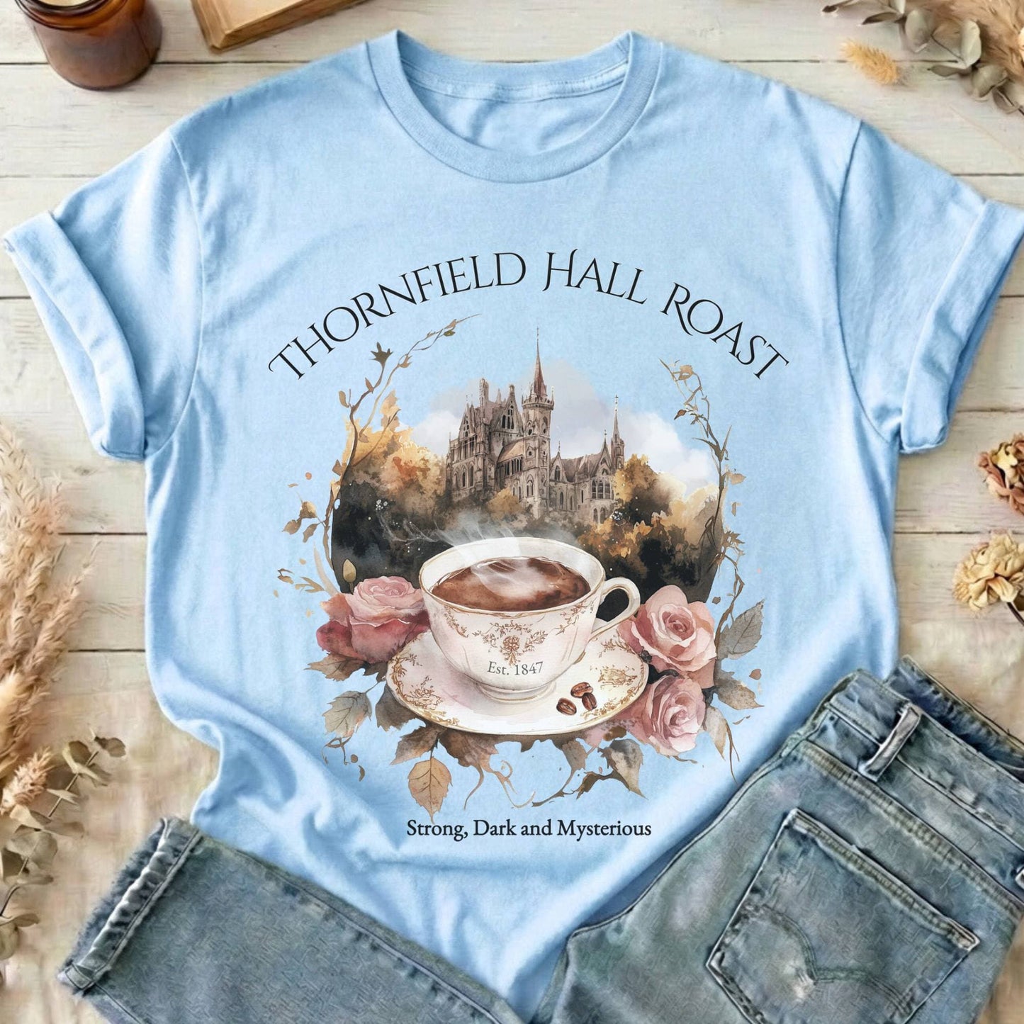 T-Shirts Light Blue / S Design 117 T-Shirt The Mystic Eden