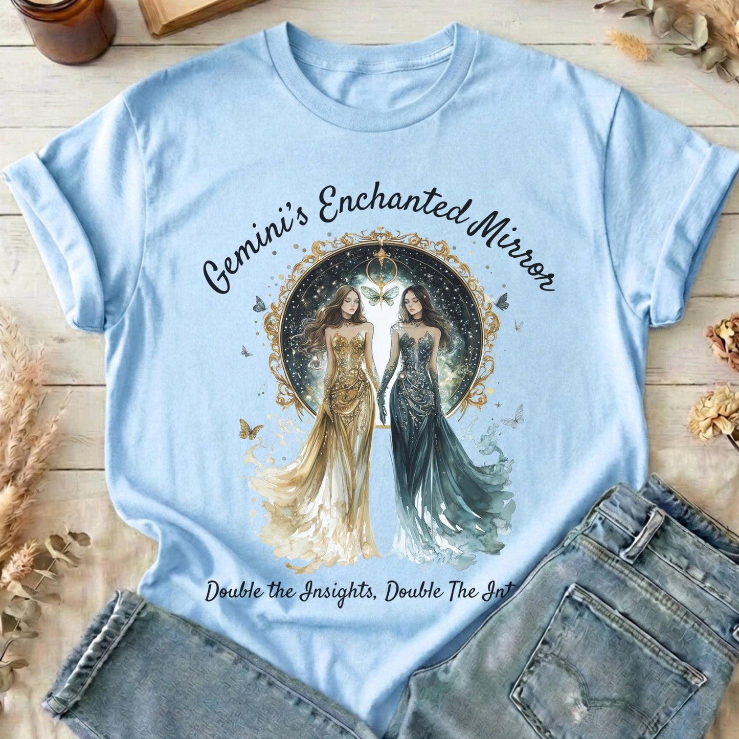 T-Shirts Light Blue / S Design 153 T-Shirt The Mystic Eden