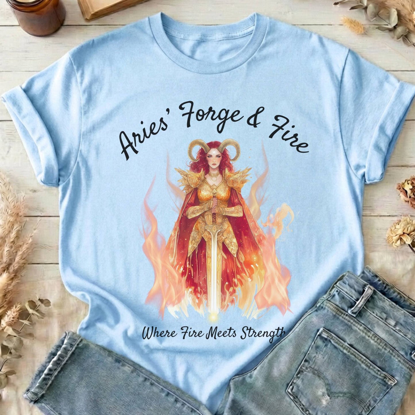 T-Shirts Light Blue / S Design 155 T-Shirt The Mystic Eden