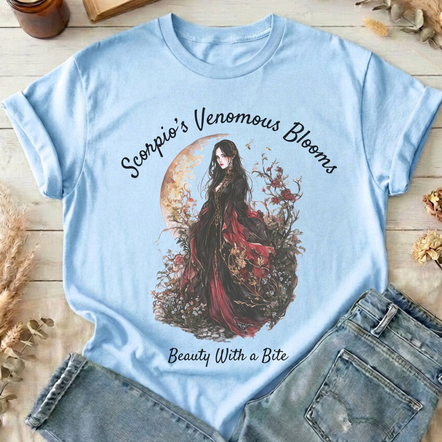 T-Shirts Light Blue / S Design 157 T-Shirt The Mystic Eden