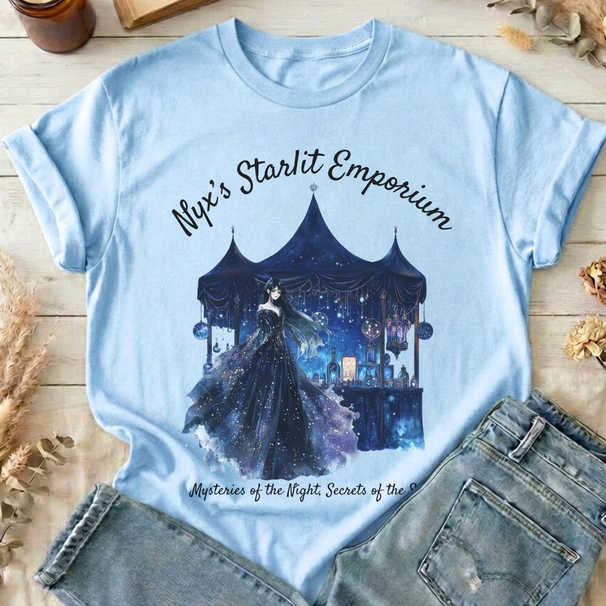 T-Shirts Light Blue / S Design 181 T-Shirt The Mystic Eden