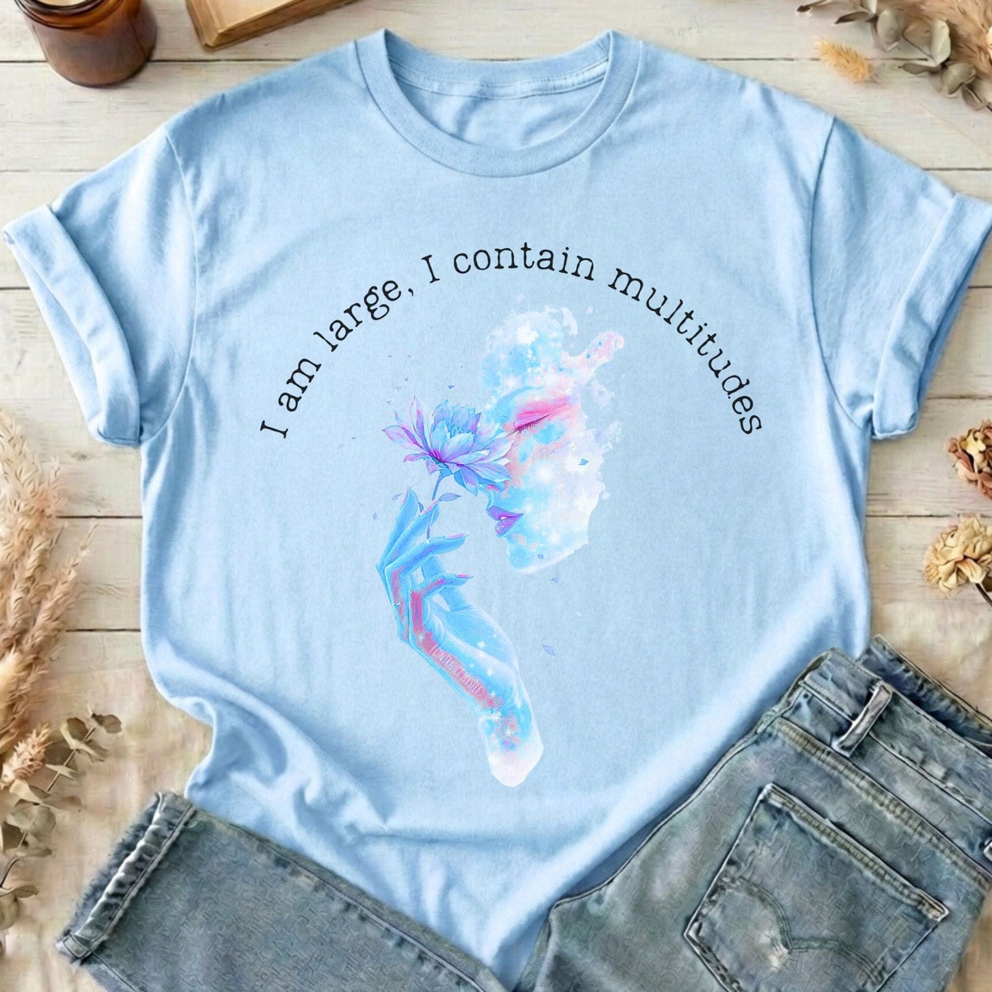 T-Shirts Light Blue / S Design 251 T-Shirt The Mystic Eden