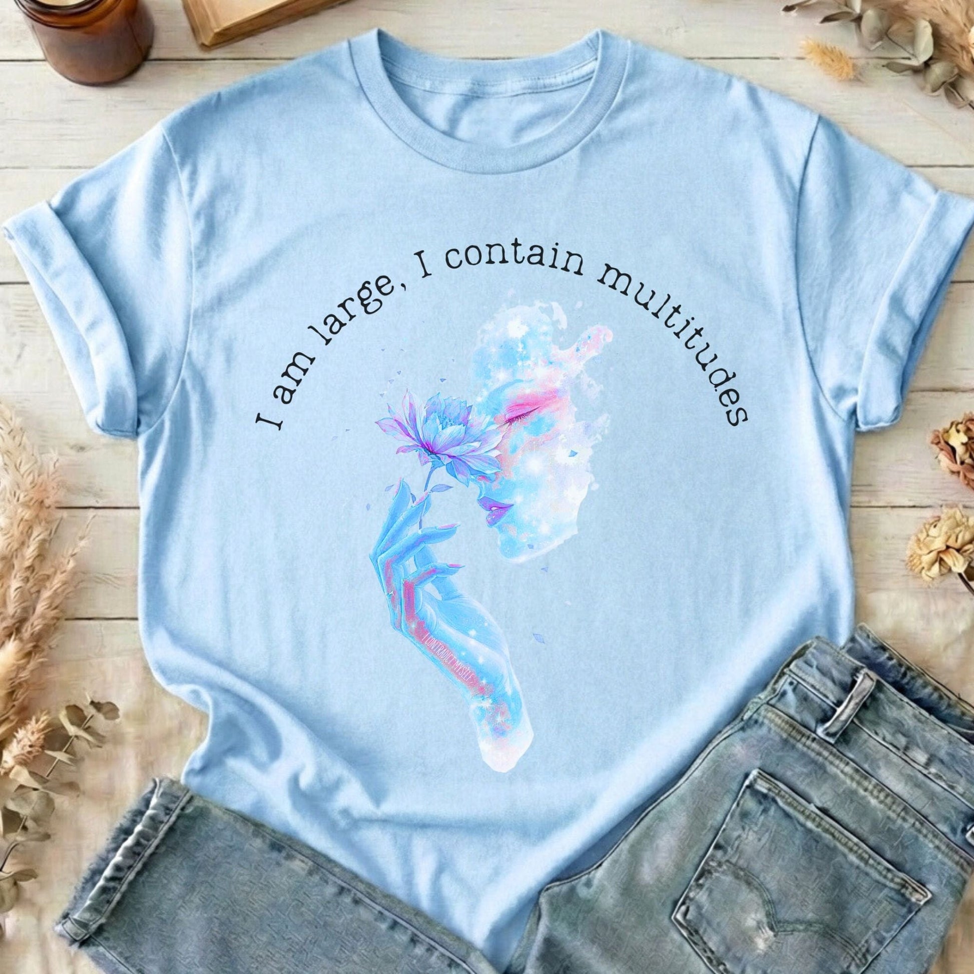 T-Shirts Light Blue / S Design 251 T-Shirt The Mystic Eden