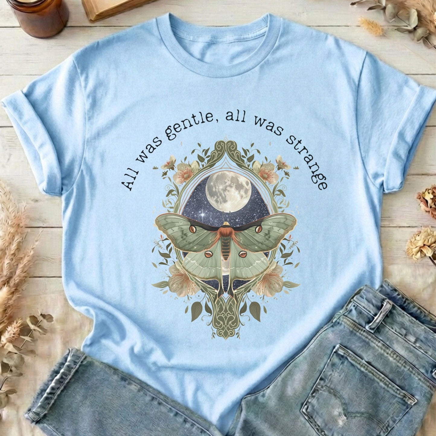 T-Shirts Light Blue / S Design 267 T-Shirt The Mystic Eden