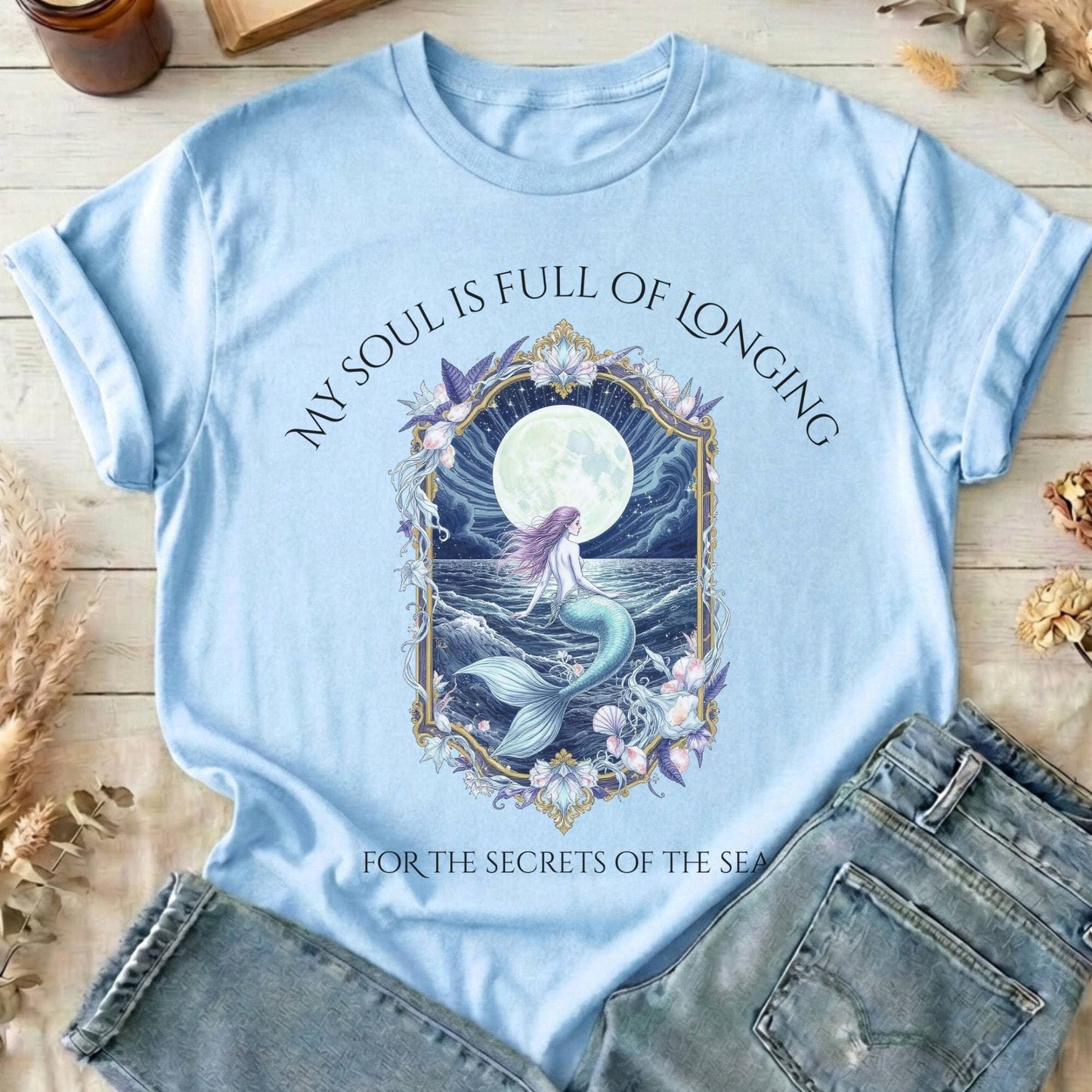 T-Shirts Light Blue / S Design 269 T-Shirt The Mystic Eden