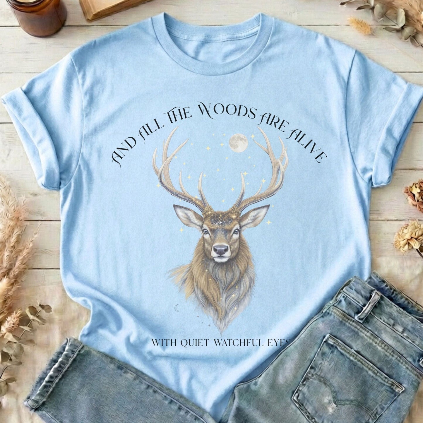 T-Shirts Light Blue / S Design 282 T-Shirt The Mystic Eden