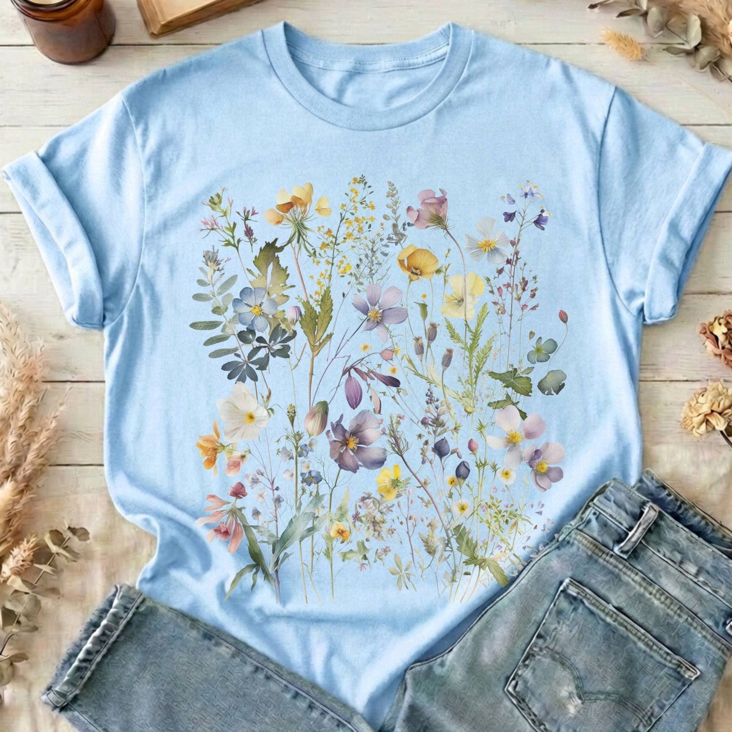 T-Shirts Light Blue / S Design 38 T-Shirt The Mystic Eden
