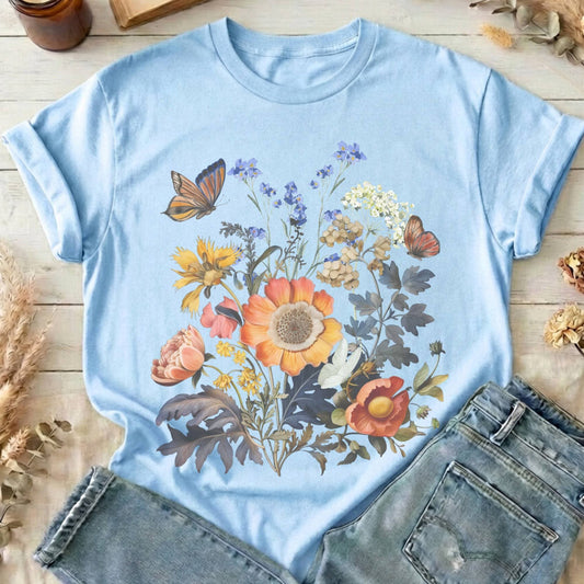 T-Shirts Light Blue / S Design 43 T-Shirt The Mystic Eden