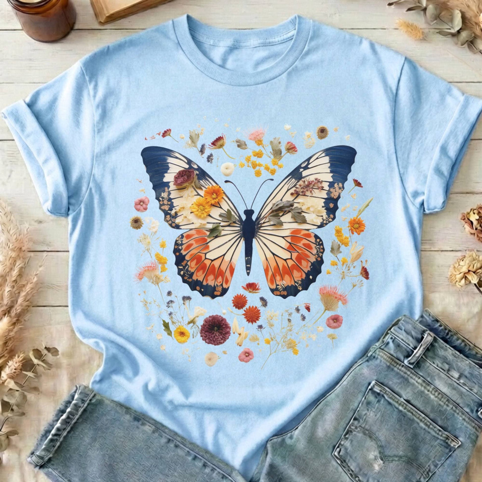 T-Shirts Light Blue / S Design 54 T-Shirt The Mystic Eden