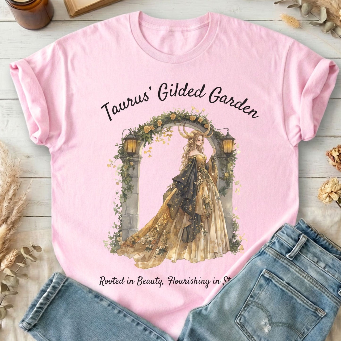 T-Shirts Light Pink / S Design 152 T-Shirt The Mystic Eden