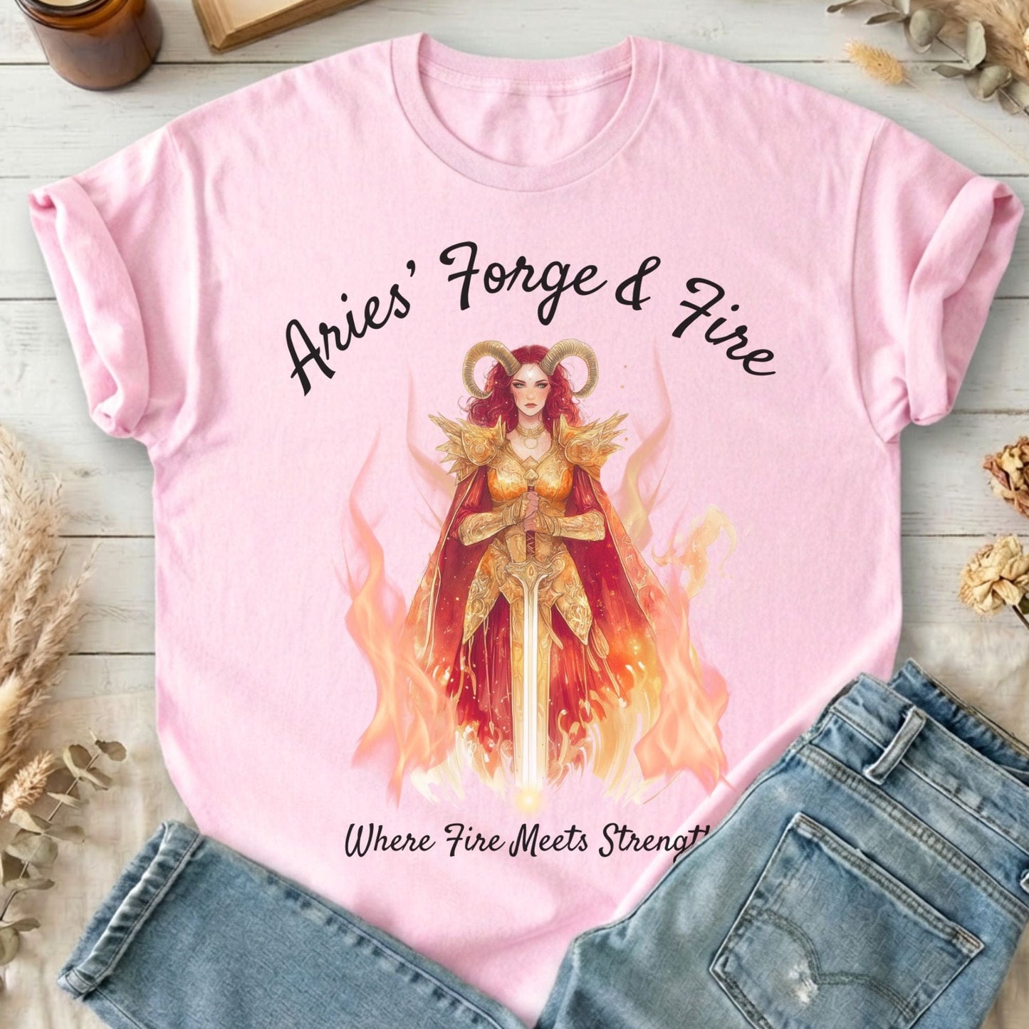 T-Shirts Light Pink / S Design 155 T-Shirt The Mystic Eden