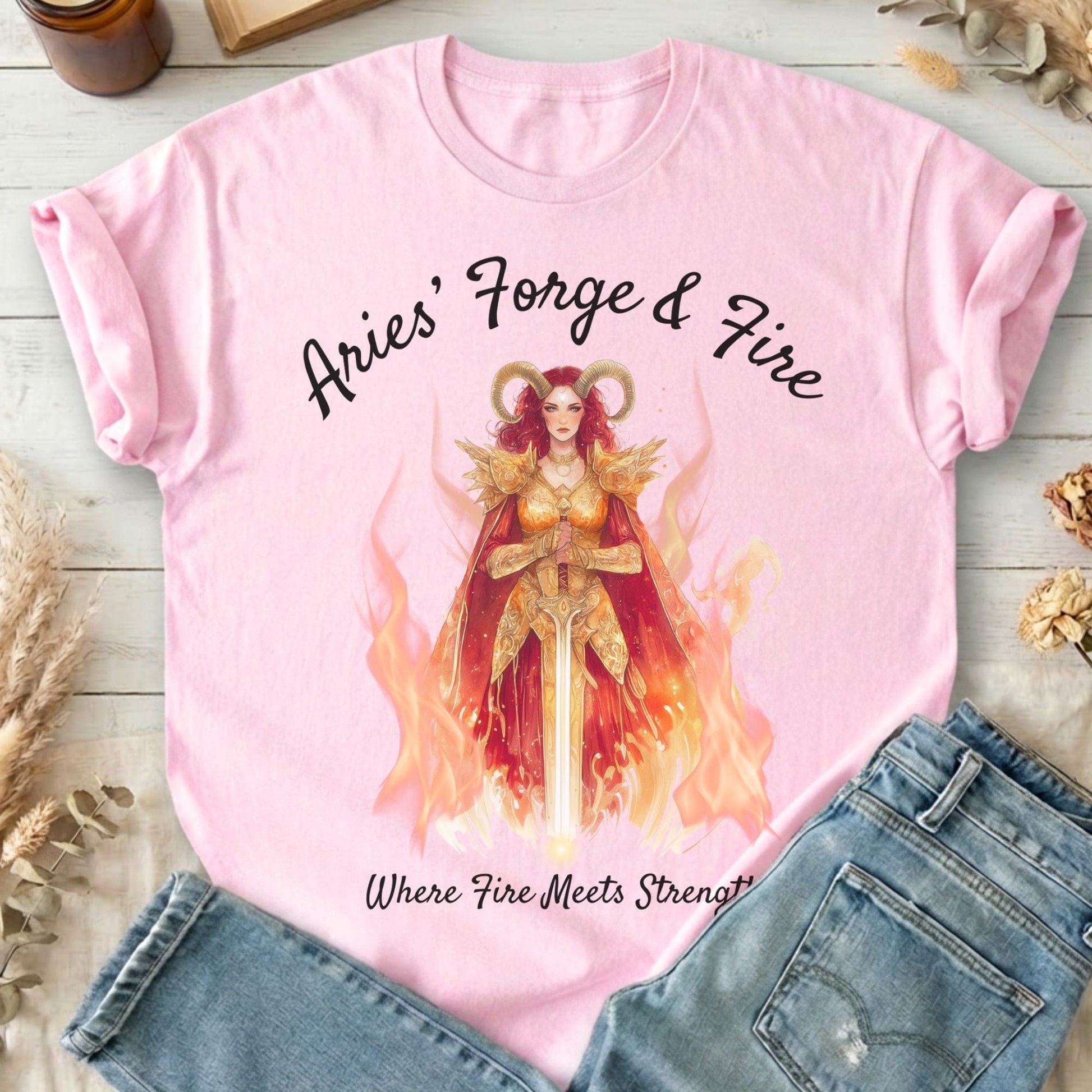 T-Shirts Light Pink / S Design 155 T-Shirt The Mystic Eden