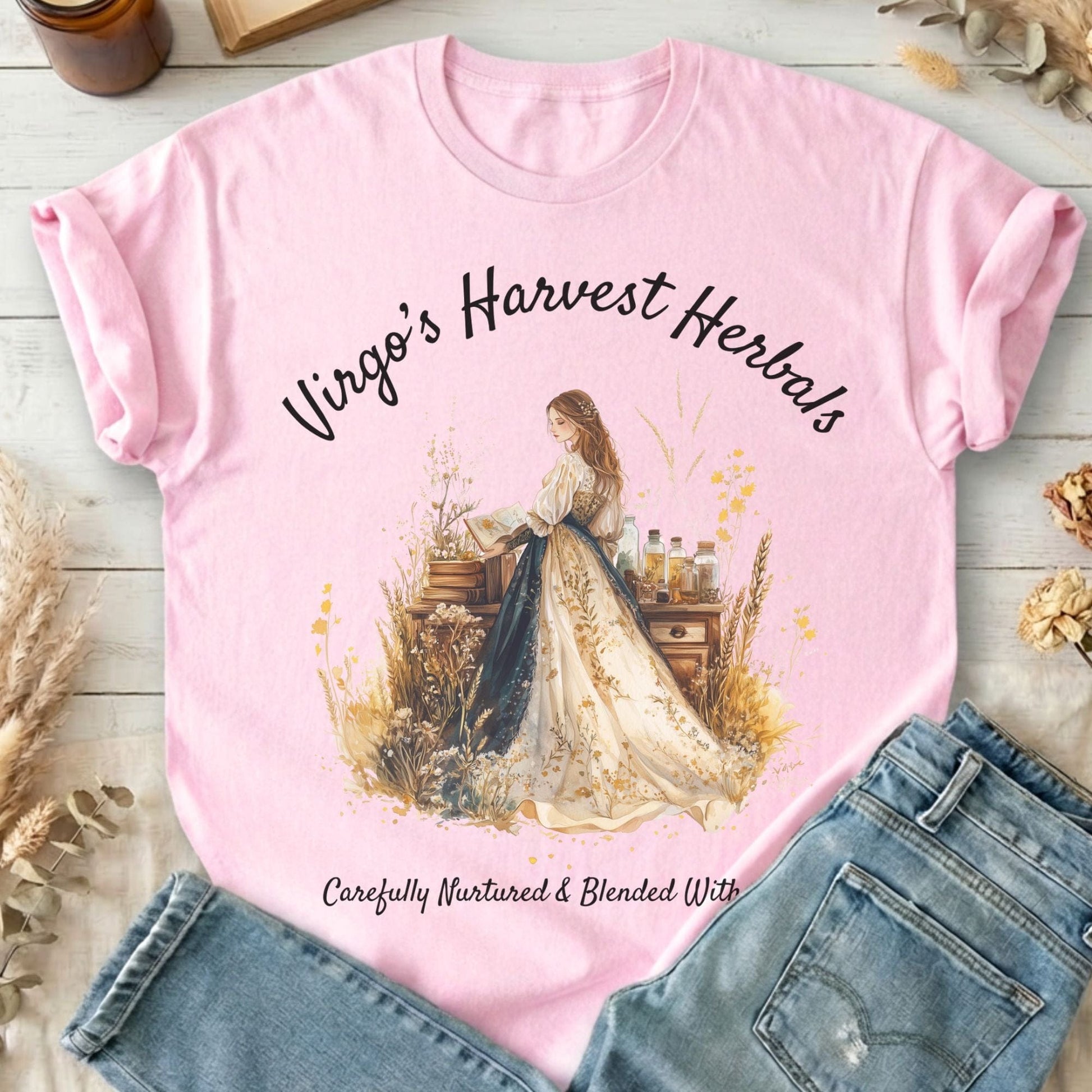 T-Shirts Light Pink / S Design 159 T-Shirt The Mystic Eden