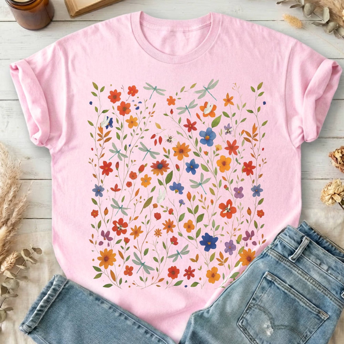 T-Shirts Light Pink / S Design 226 T-Shirt The Mystic Eden