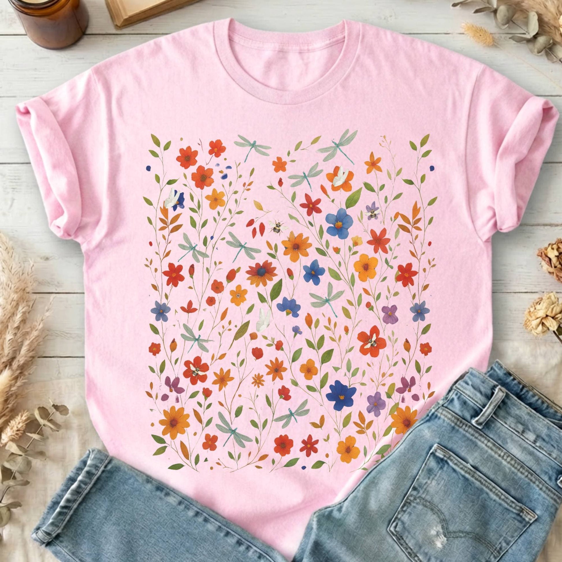 T-Shirts Light Pink / S Design 226 T-Shirt The Mystic Eden