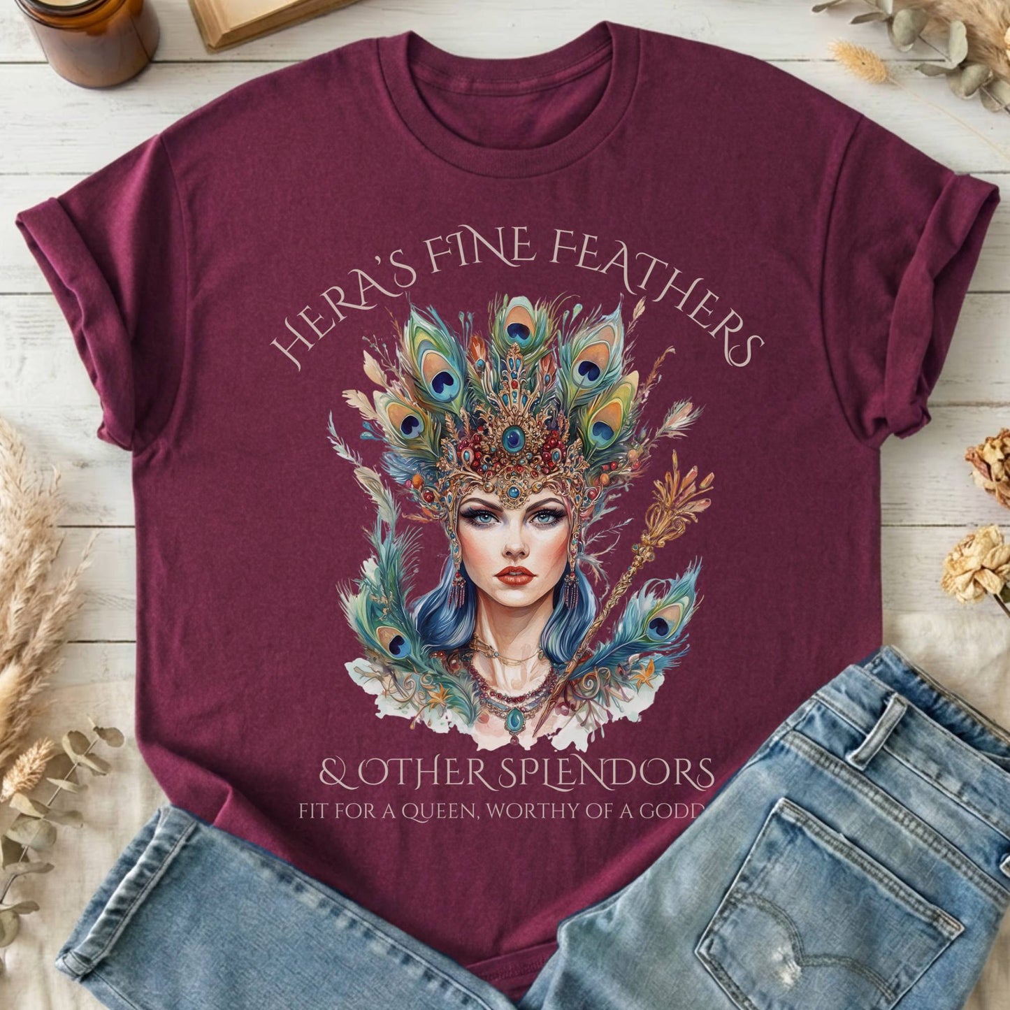 T-Shirts Maroon / S Design 103 T-Shirt The Mystic Eden