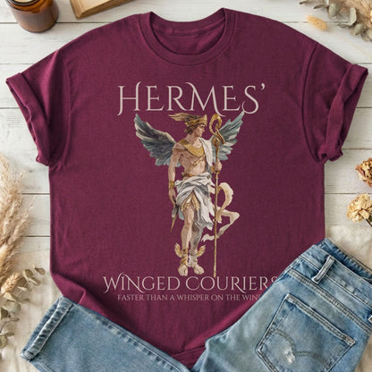 T-Shirts Maroon / S Design 106 T-Shirt The Mystic Eden