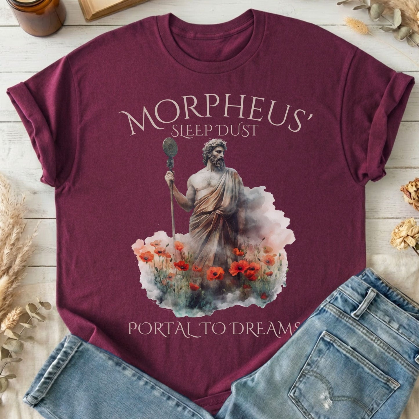 T-Shirts Maroon / S Design 109 T-Shirt The Mystic Eden