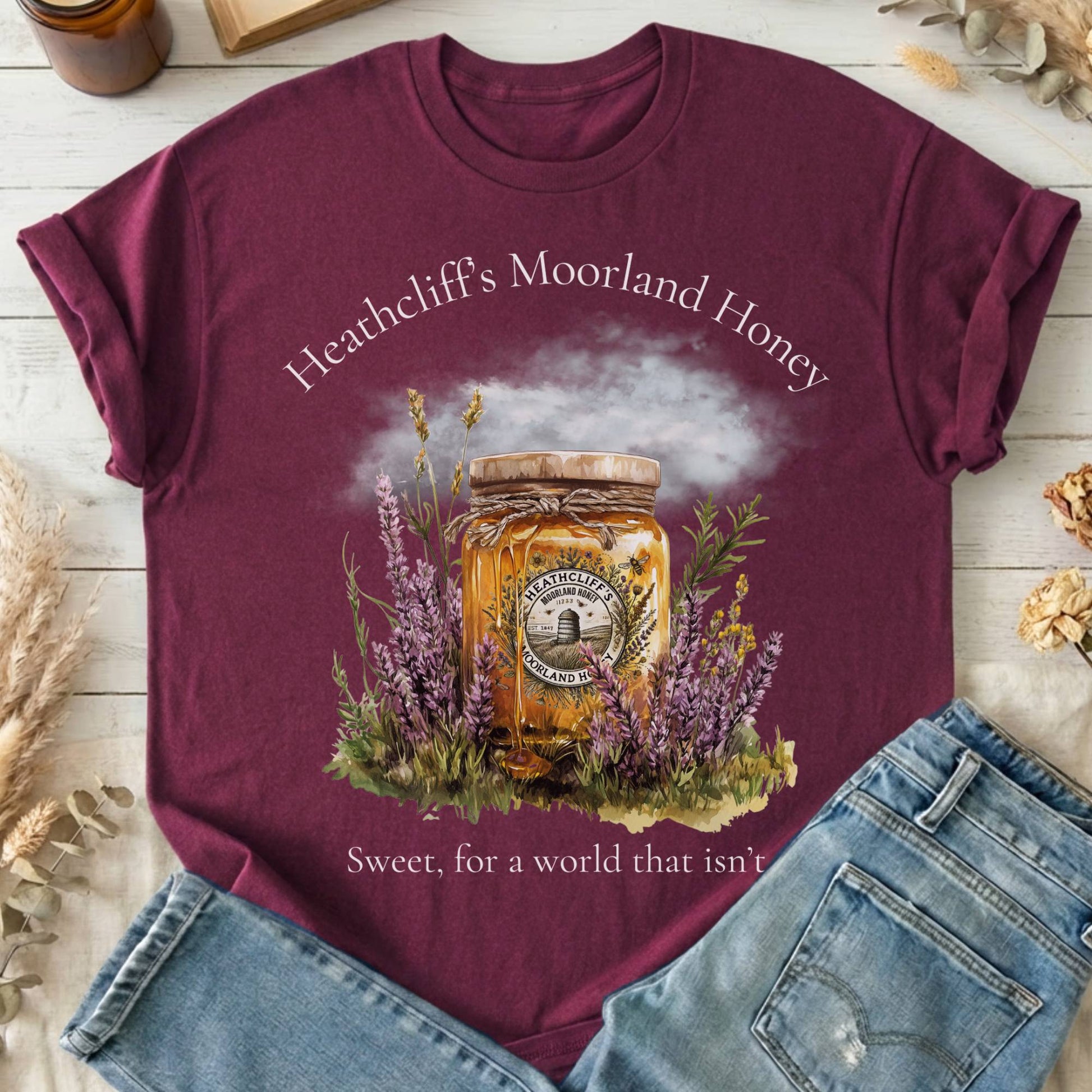 T-Shirts Maroon / S Design 114 T-Shirt The Mystic Eden