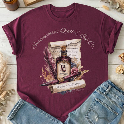 T-Shirts Maroon / S Design 123 T-Shirt The Mystic Eden