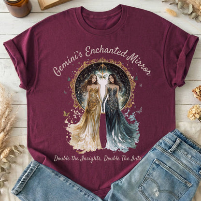 T-Shirts Maroon / S Design 153 T-Shirt The Mystic Eden