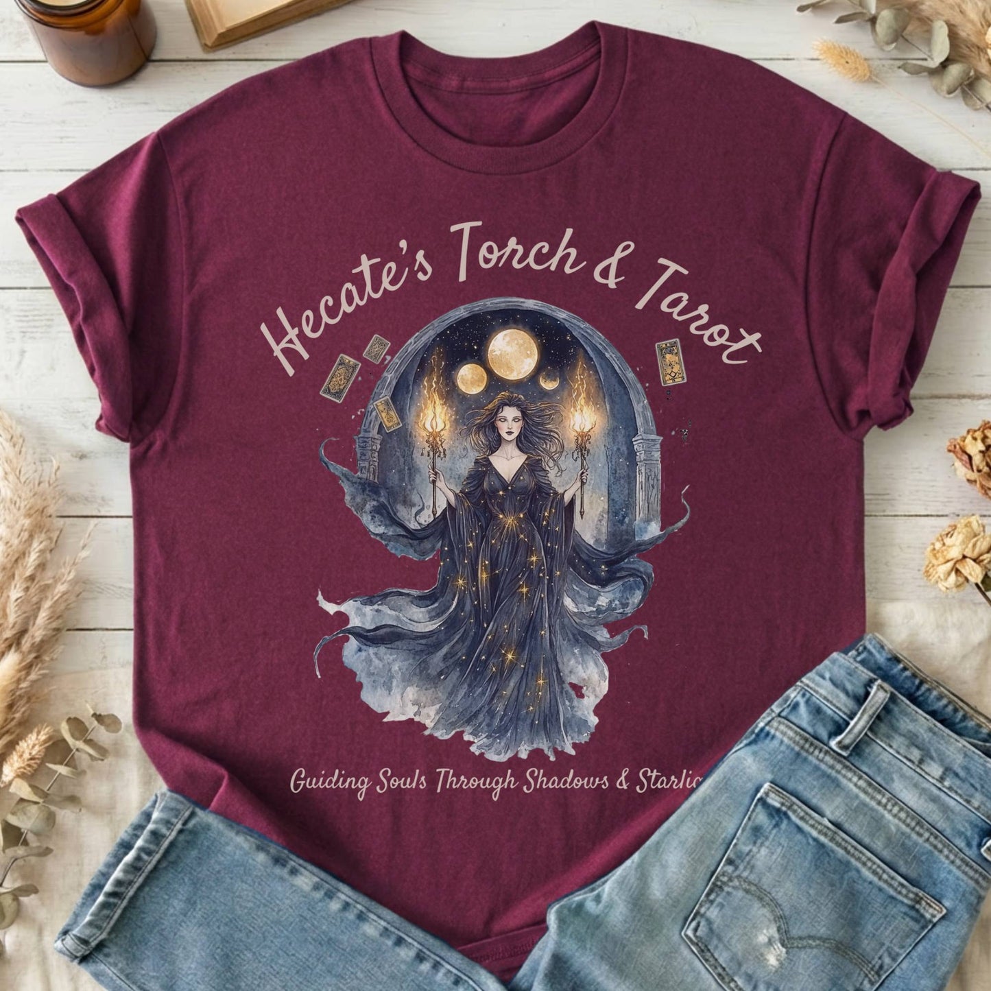 T-Shirts Maroon / S Design 160 T-Shirt The Mystic Eden