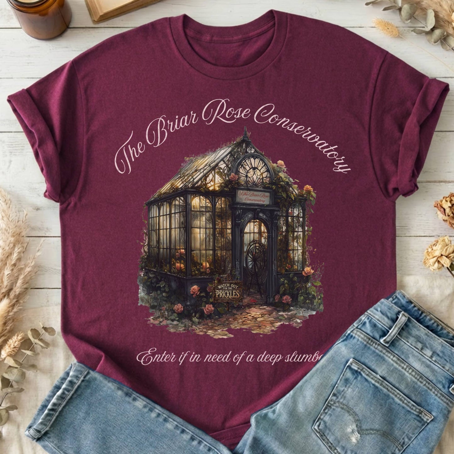 T-Shirts Maroon / S Design 179 T-Shirt The Mystic Eden