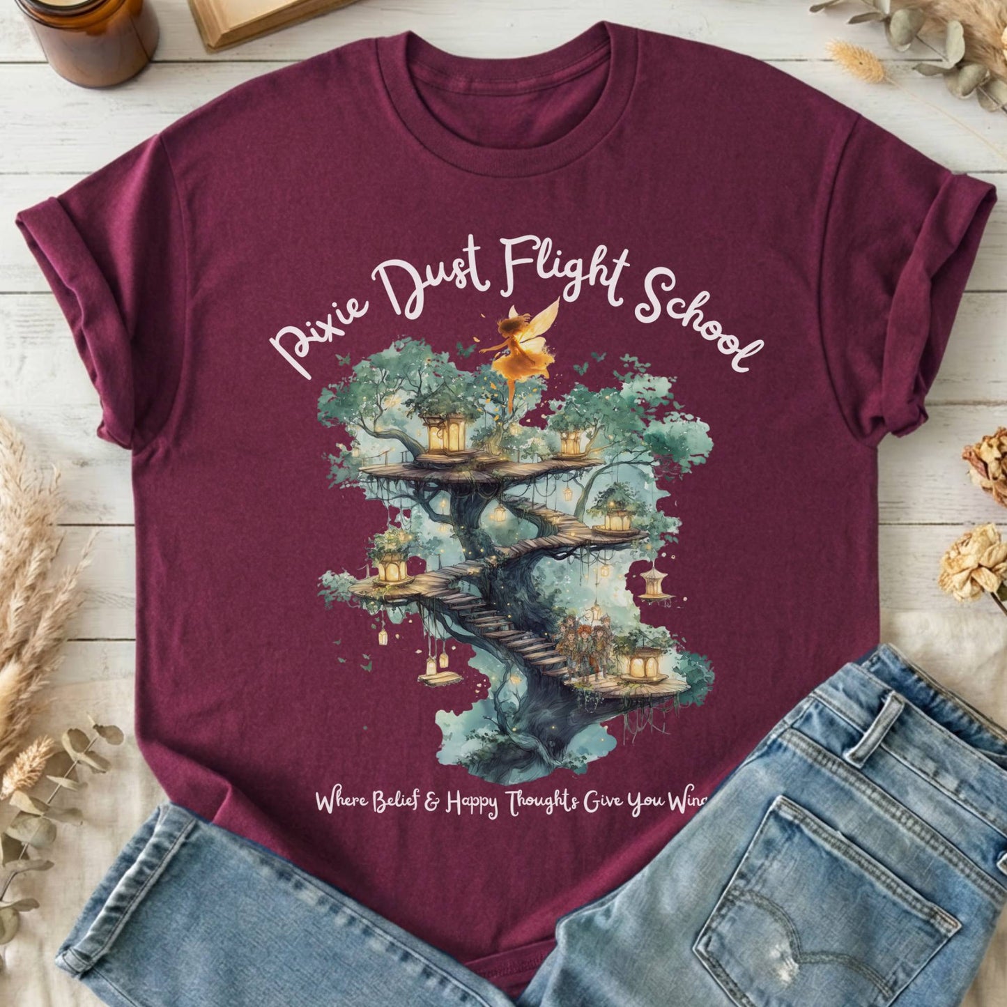 T-Shirts Maroon / S Design 183 T-Shirt The Mystic Eden