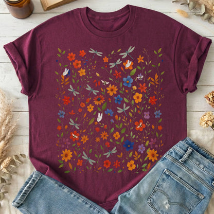 T-Shirts Maroon / S Design 226 T-Shirt The Mystic Eden
