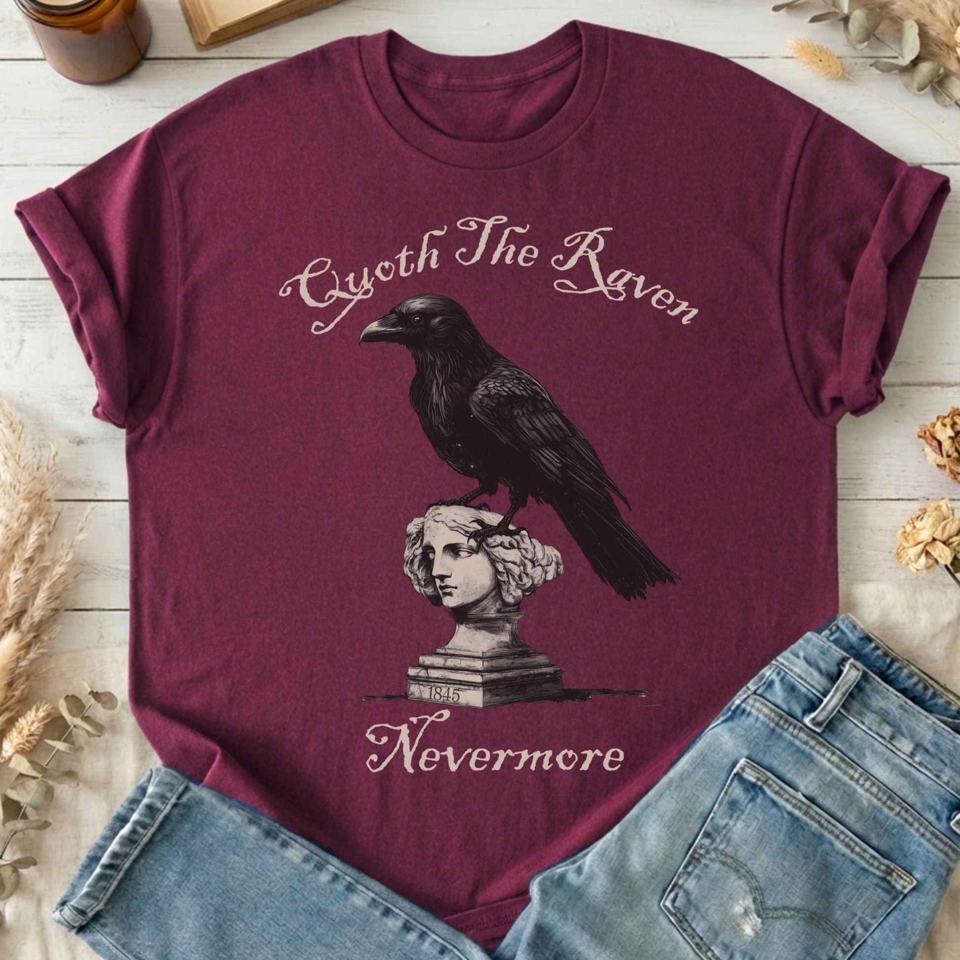 T-Shirts Maroon / S Design 242 T-Shirt The Mystic Eden