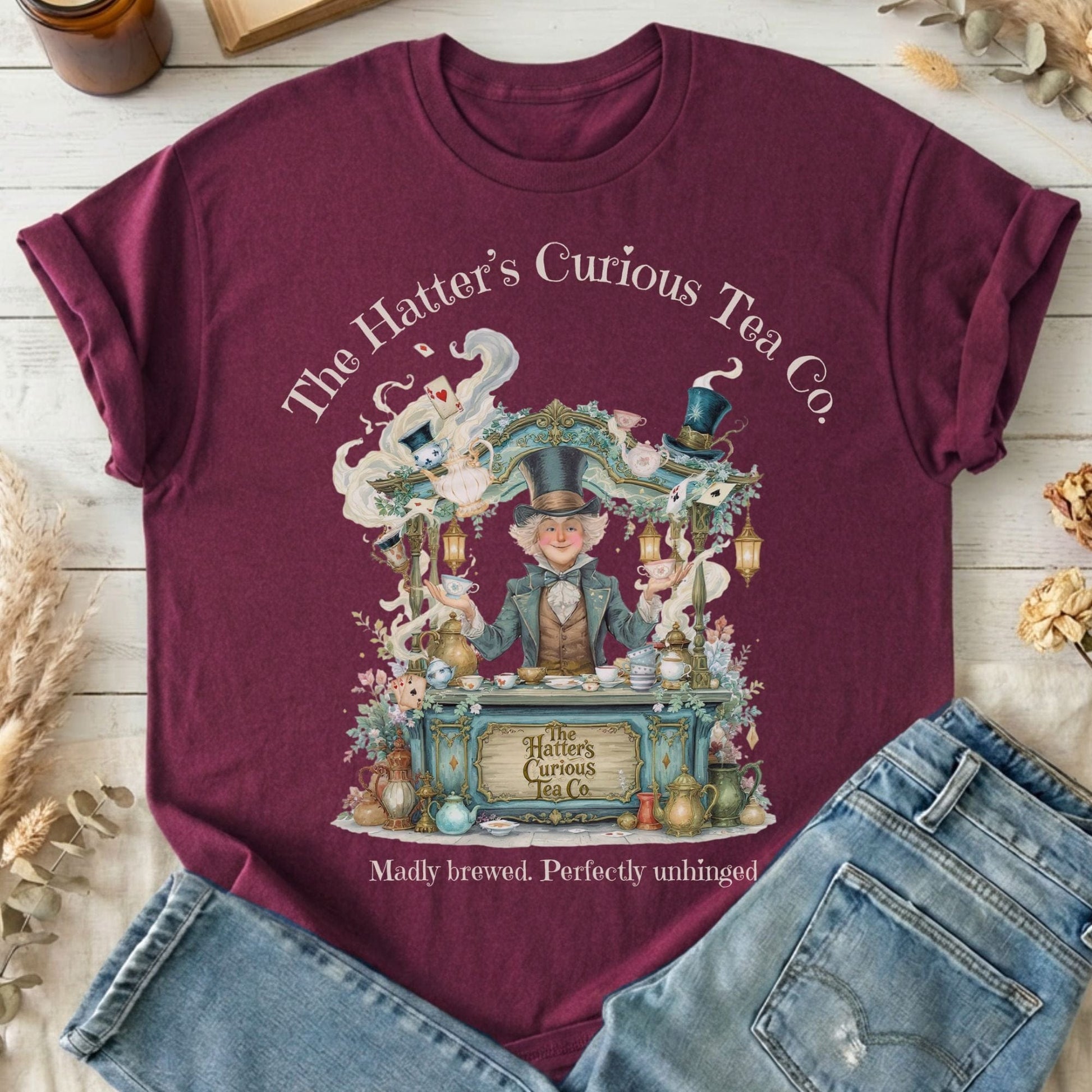 T-Shirts Maroon / S Design 260 T-Shirt The Mystic Eden