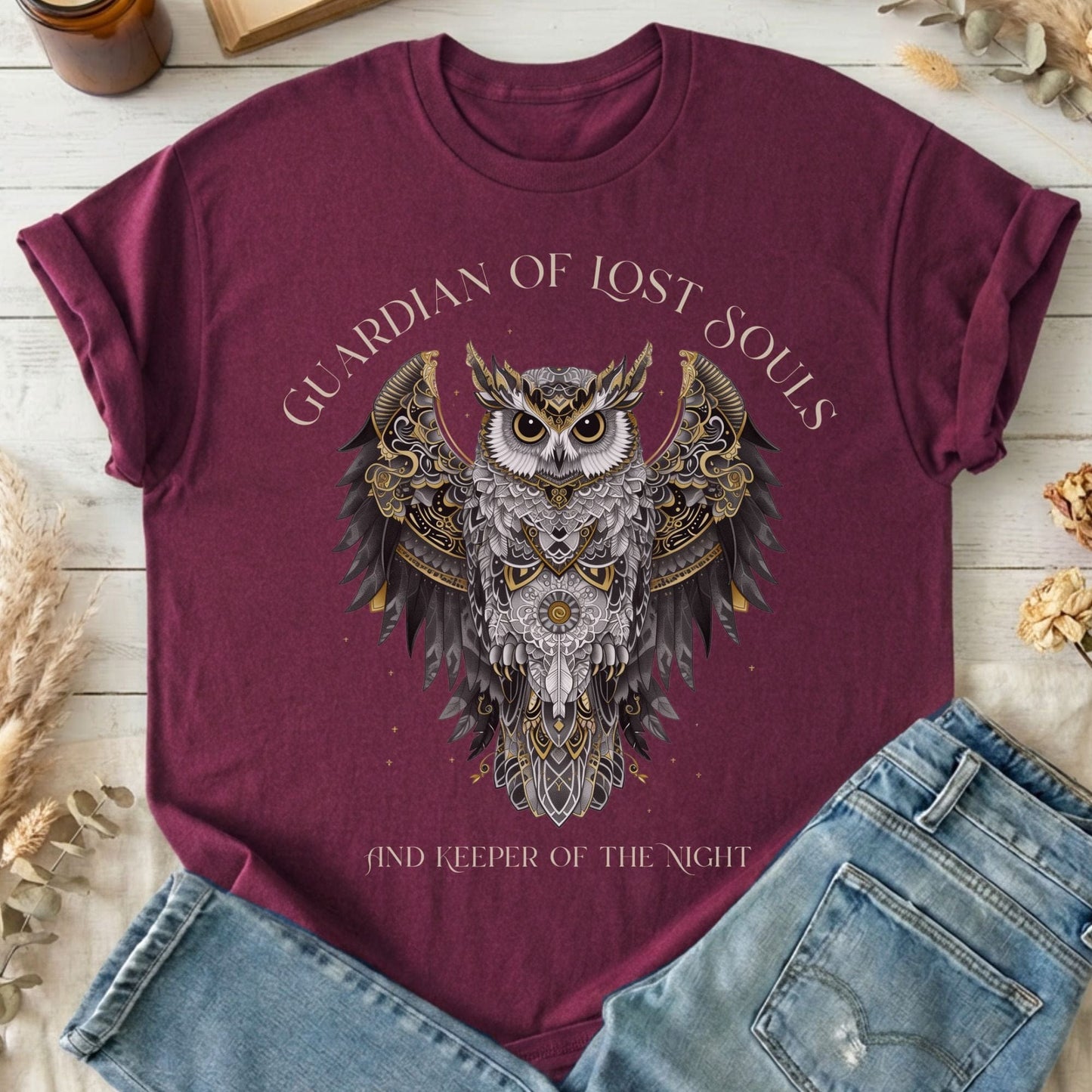T-Shirts Maroon / S Design 280 T-Shirt The Mystic Eden