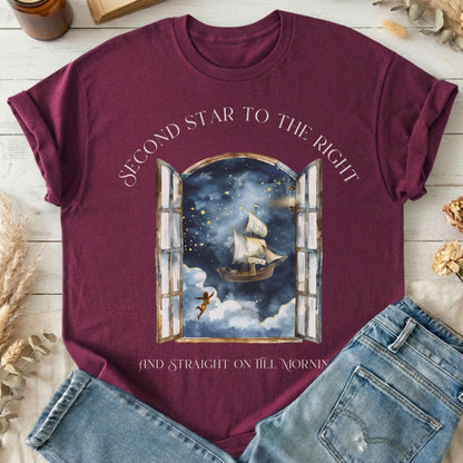 T-Shirts Maroon / S Design 284 T-Shirt The Mystic Eden