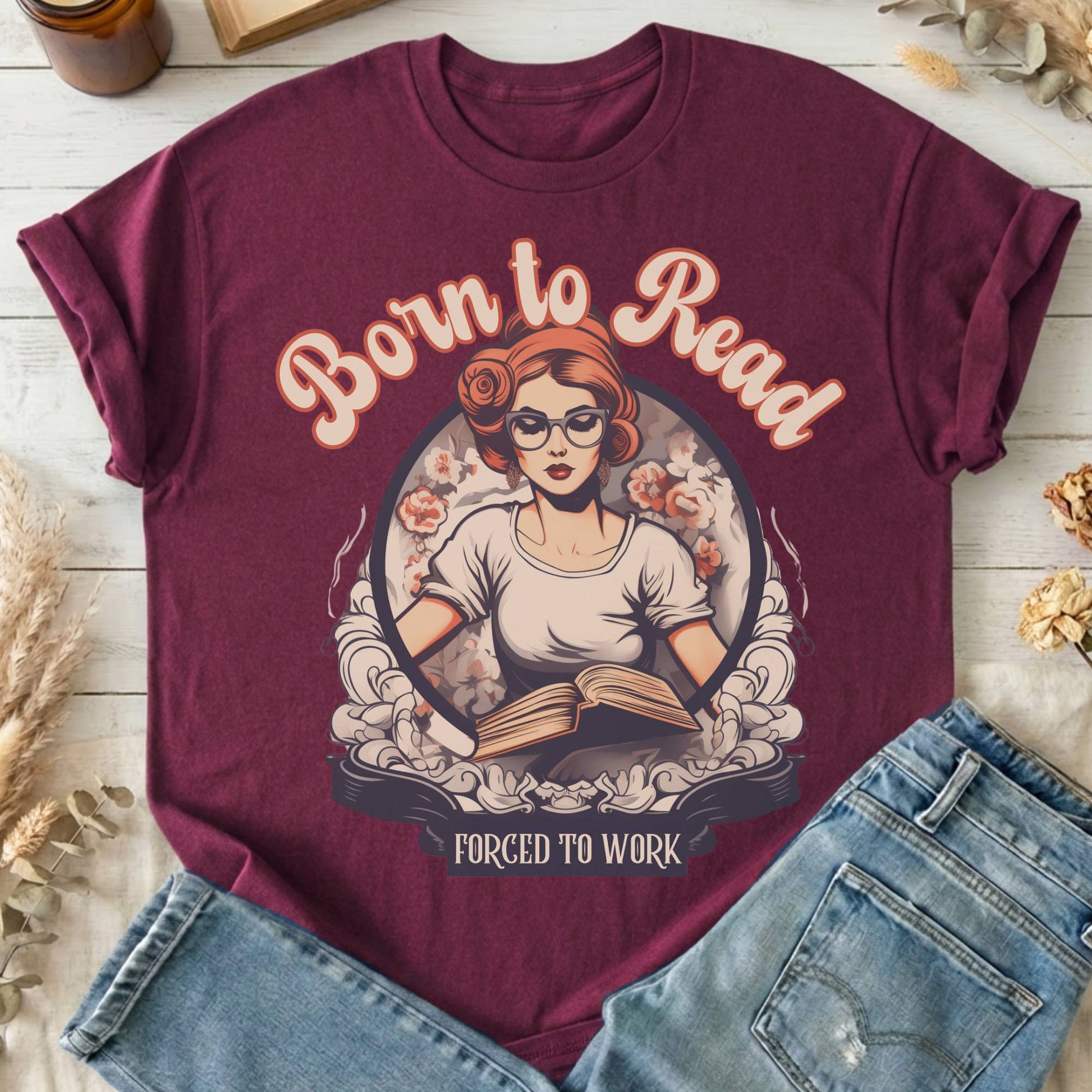 T-Shirts Maroon / S Design 59 T-Shirt The Mystic Eden