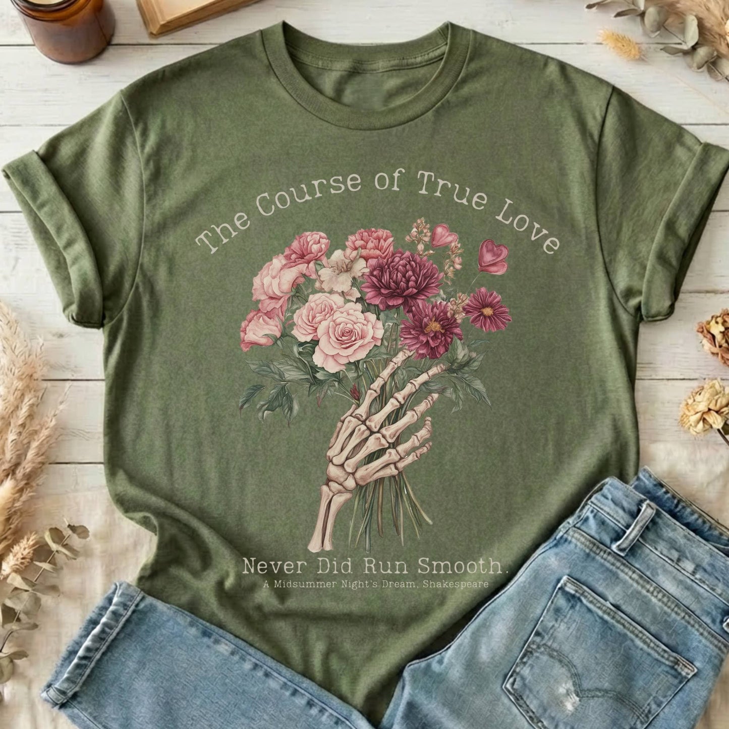 T-Shirts Military Green / M Design 185 T-Shirt The Mystic Eden