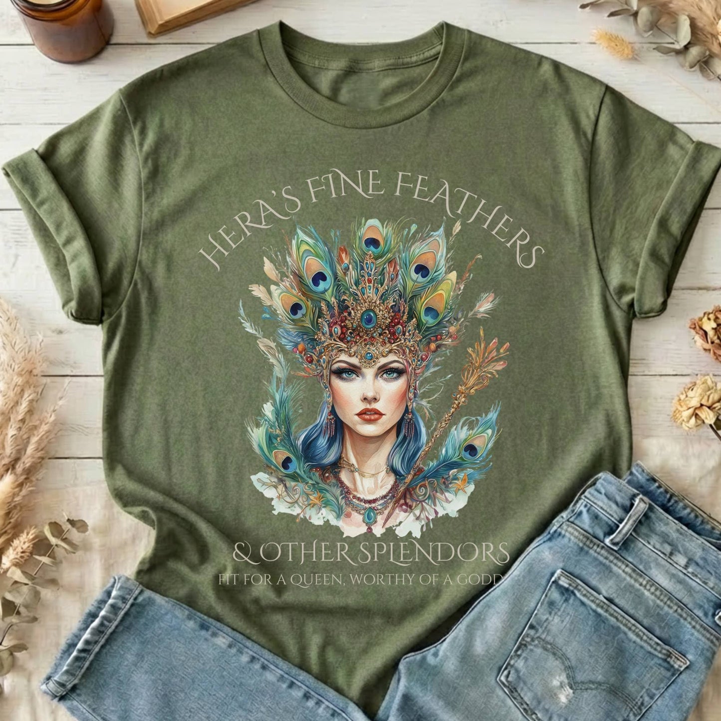 T-Shirts Military Green / S Design 103 T-Shirt The Mystic Eden