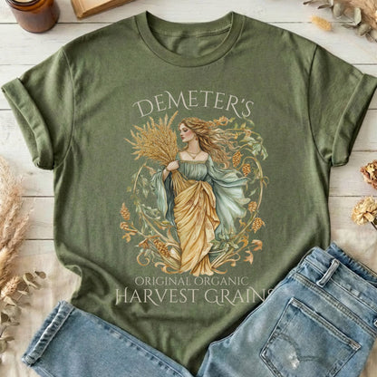 T-Shirts Military Green / S Design 105 T-Shirt The Mystic Eden