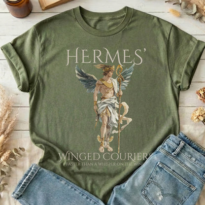 T-Shirts Military Green / S Design 106 T-Shirt The Mystic Eden