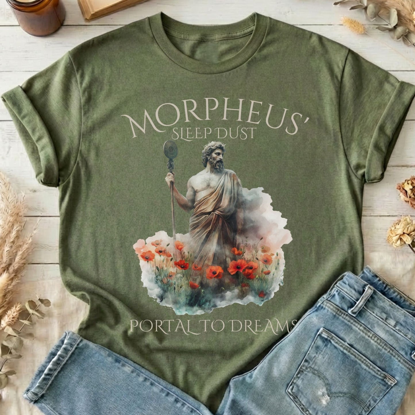 T-Shirts Military Green / S Design 109 T-Shirt The Mystic Eden