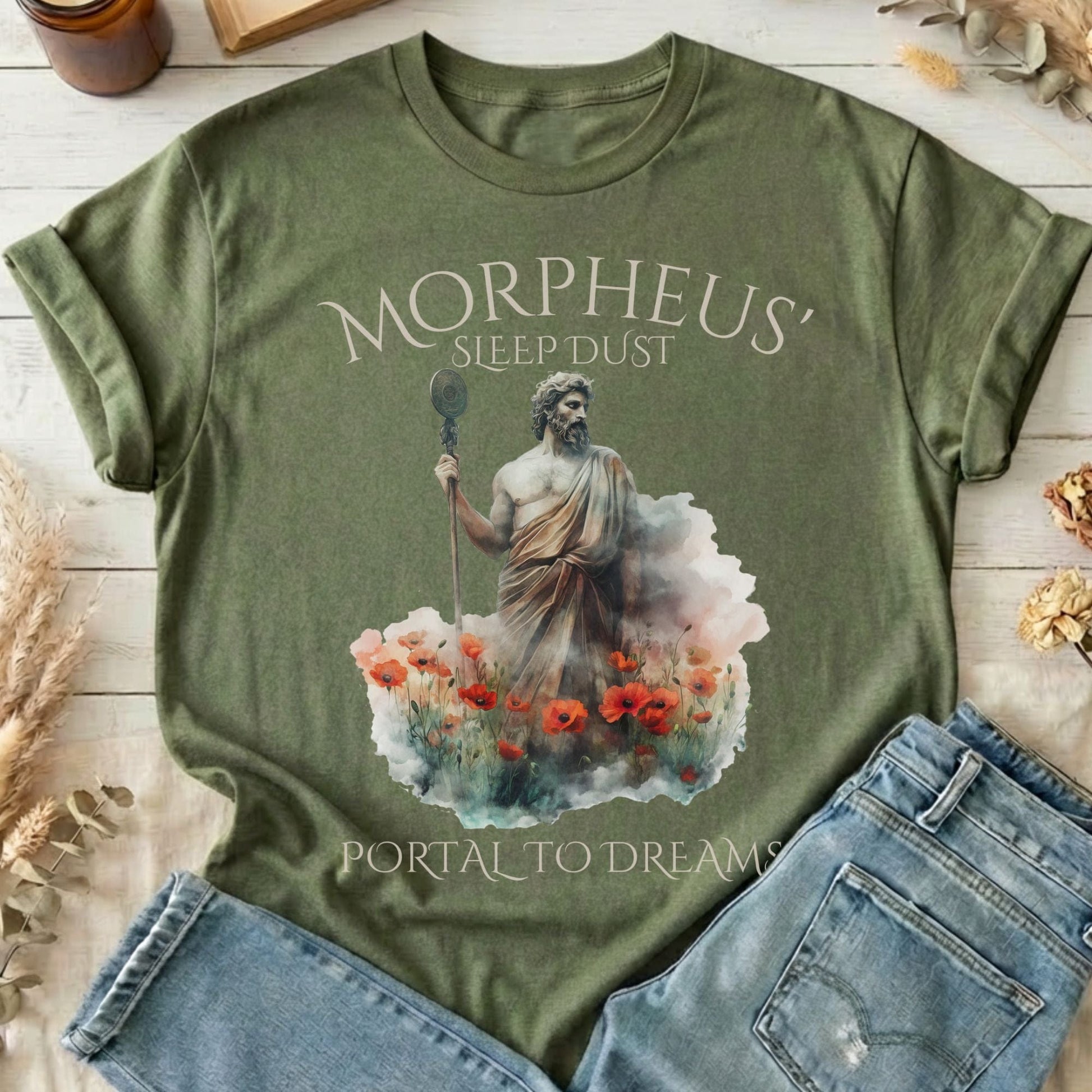 T-Shirts Military Green / S Design 109 T-Shirt The Mystic Eden