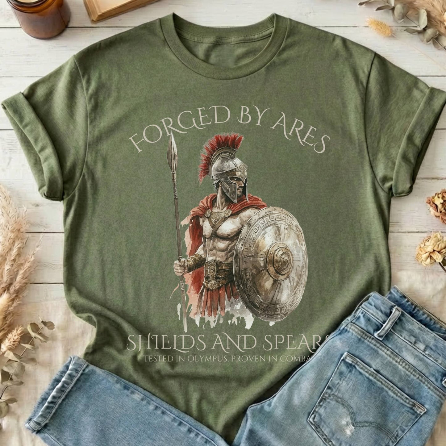 T-Shirts Military Green / S Design 110 T-Shirt The Mystic Eden