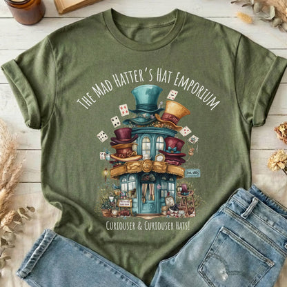 T-Shirts Military Green / S Design 124 T-Shirt The Mystic Eden